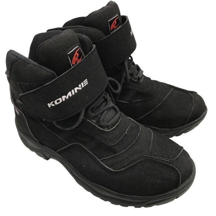 コミネ KOMINE FTCライディングシューズ 防水 リフレクター ブラック 26.5cm 05-061 BK-061 中古 Y1
