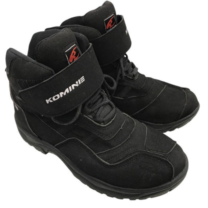 コミネ KOMINE FTCライディングシューズ 防水 リフレクター ブラック 26.5cm 05-061 BK-061 中古 Y1