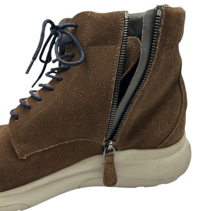 Salvatore Ferragamo サルヴァトーレ フェラガモ スエード ハイカット スニーカー 7.5(約25.5cm) 靴 シューズ メンズ ブラウン 中古 W4