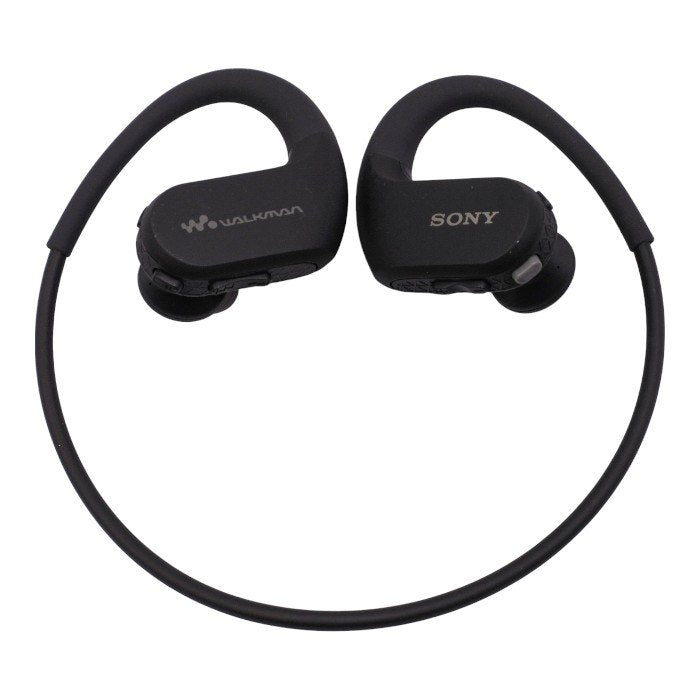 ソニー ヘッドホン一体型ウォークマン Wシリーズ NW-WS413 : 4GB MP3プレーヤー メモリータイプ ブラック NW-WS413 BM 中古 a1