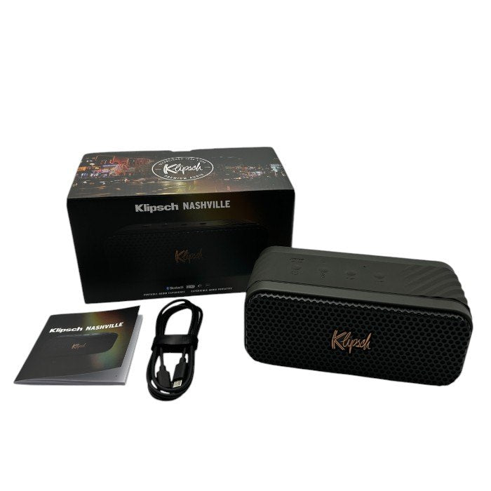 Klipsch Nashville クリプシュ ナッシュビル ワイヤレススピーカー AV020002C01 家電 オーディオ Bluetooth アウトドア 充電式 中古 W４