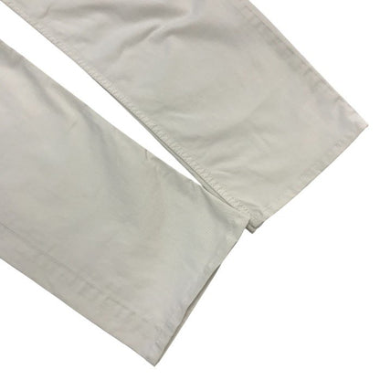 EMPORIO ARMANI エンポリオアルマーニ パンツ メンズ コットン スリムフィット ズボン ホワイト 28インチ J08SA 中古 T1