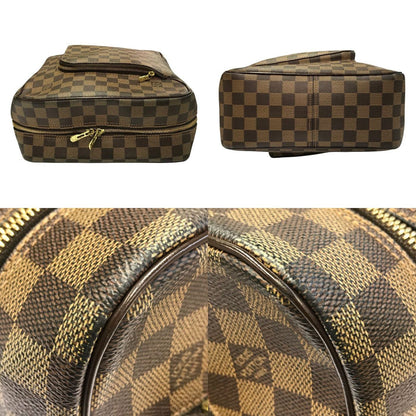 LOUIS VUITTON ルイヴィトン ダミエ オラフMM ショルダーバッグ ユニセックス PVC レザー 斜め掛け ブラウン N41441 中古 T1