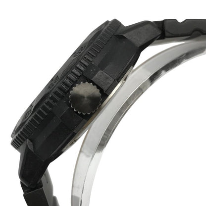 LUMINOX Original Navy Seal 3000 EVO Series 腕時計 メンズ アナログ クォーツ ラバーバンド 発光インデックス ネイビーシールズ ミリタリー ブラック 中古 T1