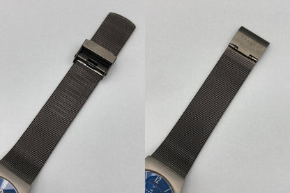SKAGEN スカーゲン SUNDBY TITANIUM＆チャコールスチールメッシュウォッチ 233XLTTN 中古 D4