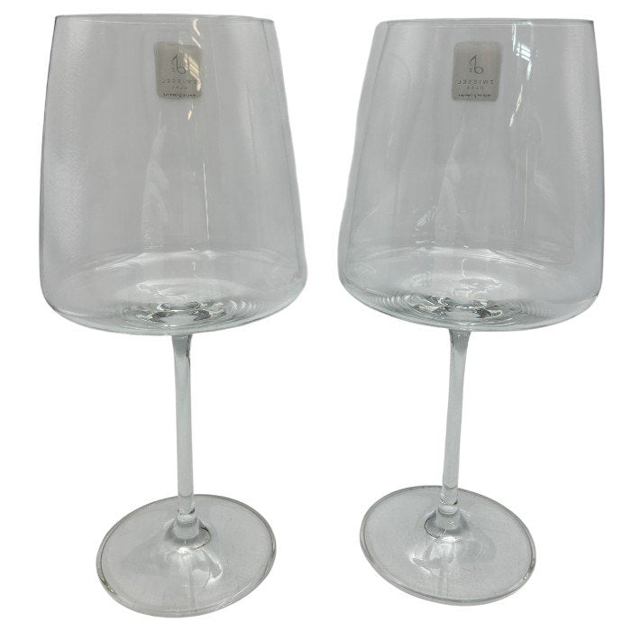 ZWIESEL Glas ツヴィーゼル グラス VIVID SENSES ヴィヴィッド・センス ワイングラス 2個セット 洋食器 酒器 おしゃれ 710ml 中古 W４