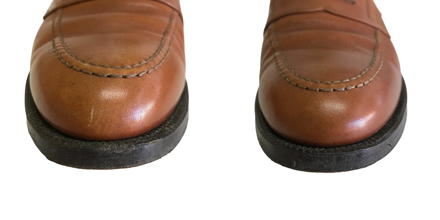 Burberrys バーバリーズ ローファー ブラウン 24 1/2 EE 靴 シューズ レザー 本革 メンズ 中古 W1