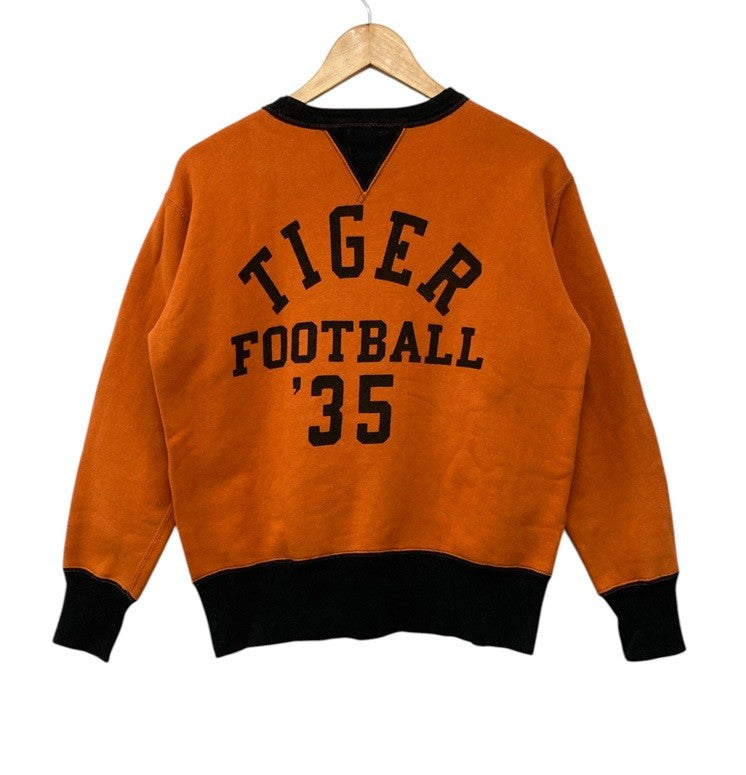 FREEWHEELERS フリーホイーラーズ PU TIGERS プリント スウェット サイズ38 メンズ 中古 D4