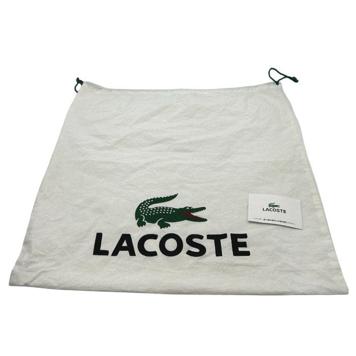 LACOSTE ラコステ トートバッグ 総柄 PVC ワニ柄 レディース 肩掛け 中古 W４