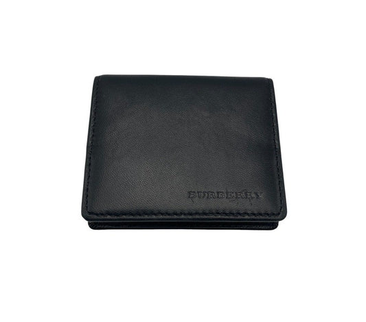 BURBBERRY バーバリー レザー コインケース/小銭入れ ブラック 中古 D4