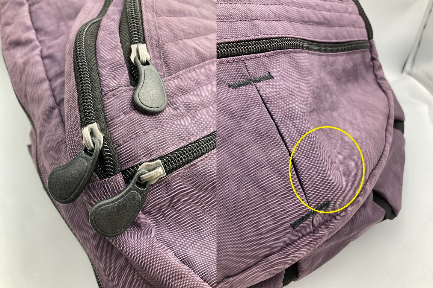 HEALTHY BACK BAG ヘルシーバックバッグ ビッグバッグ (プラム) 中古 D4