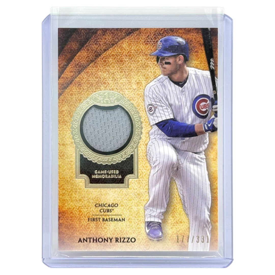 TOPPS MLBカード TIER ONE ANTHONY RIZZO CHICAGO CUBS /331 #T1R-AR 中古 IT1