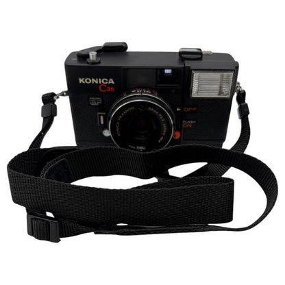 ジャンク品 Konica コニカ C35 EF フィルムカメラ カメラ コンパクト ヴィンテージ ピッカリコニカ 中古 W1