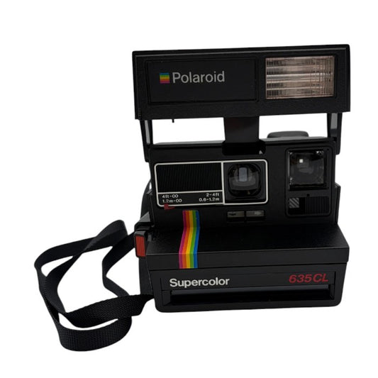 ジャンク品 Polaroid ポラロイド Suprecolor スーパーカラー 635 インスタント カメラ 撮影 レトロ ヴィンテージ おしゃれ 中古 W1
