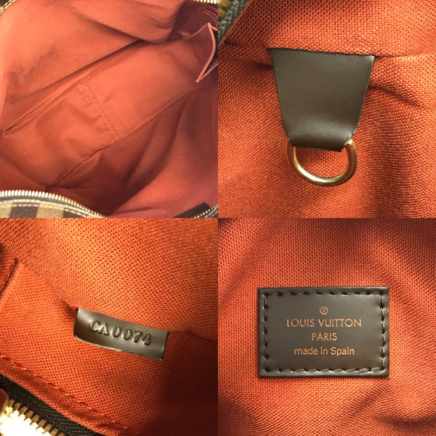 LOUIS VUITTON ルイヴィトン ダミエ オラフMM ショルダーバッグ ユニセックス PVC レザー 斜め掛け ブラウン N41441 中古 T1