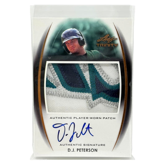 Leaf MLBカード TRINITY D.J. PETERSON #PA-DJP 中古 IT1