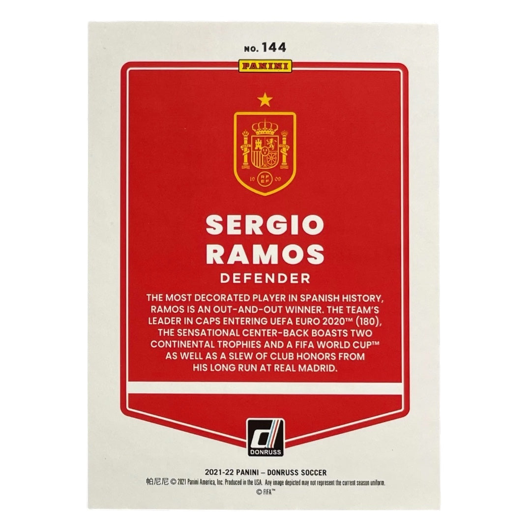 PANINI サッカーカード DONRUSS PRESS PROOF SERGIO RAMOS SPAIN /199 #144 中古 IT2