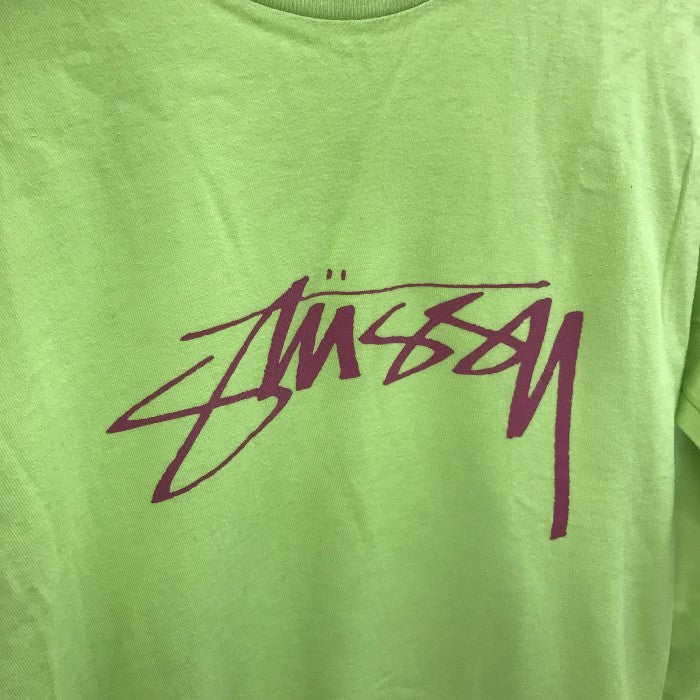STUSSY ステューシー 長袖 メンズ 秋 綿100％ ライトグリーン Sサイズ 中古 M1