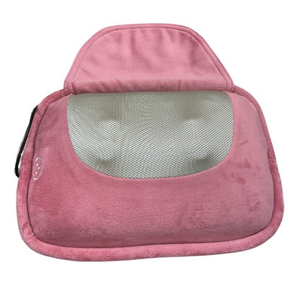 OMRON オムロン マッサージクッション ピンク HM-341-PK 医療機器認証番号：224AABZX00036000 家電 マッサージ器 首 肩 太もも ふくらはぎ 腰 背中 中古 W４