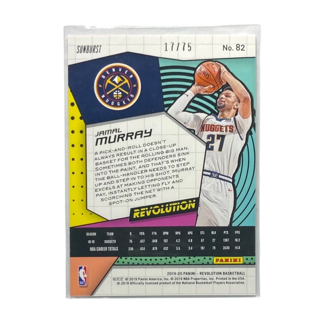 PANINI NBAカード REVOLUTION JAMAL MURRAY DENVER NUGGETS /75 #82 中古 IT2