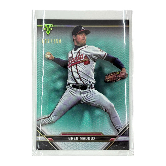 TOPPS MLBカード TRIPLE THREADS GREG MADDUX ATLANTA BRAVES 037/150 #57 中古 IT1