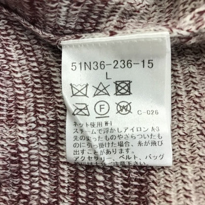 BLACK LABEL CRESTBRIDGE ニット メンズ 冬 ウール  Lサイズ 51N36-236-15 中古 M1