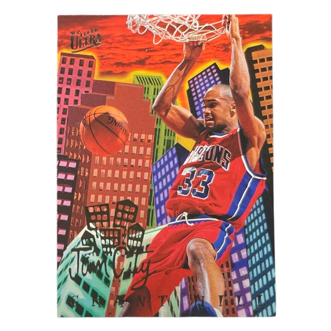 FLEER NBAカード ULTRA JAM CITY GRANT HILL PISTONS #2 中古 IT2