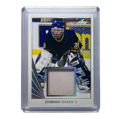 Leaf NHLカード DESIGN MATERIALS DOMINIK HASEK SABRES 1/2 #BM-11 中古 IT2