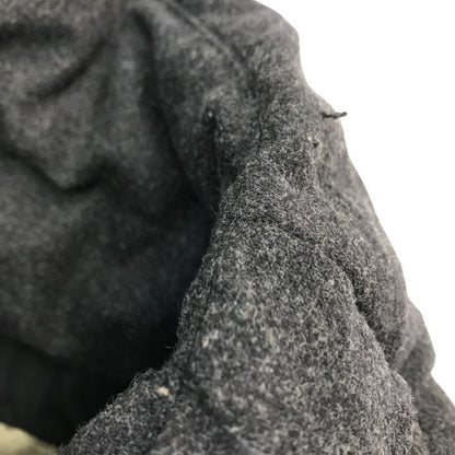 HERNO ヘルノ ダウンコート レディース ウール ミドル丈 異素材 切り替え 取り外し可 グレー/ブラック 38サイズ 41122-DP-33603S-9490 中古 T1