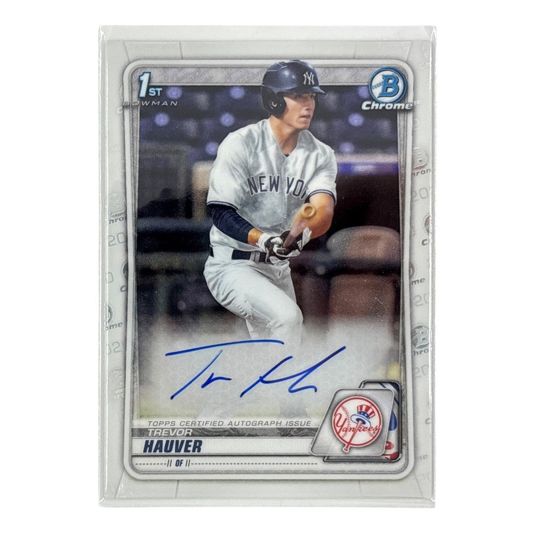 TOPPS MLBカード BOWMAN CHROME 1ST TREVOR HAUVER NEW YORK YANKEES #CDA-TH 中古 IT1