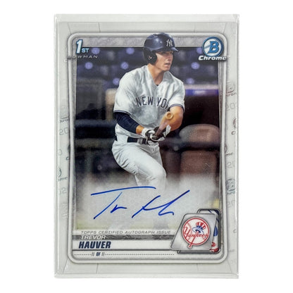TOPPS MLBカード BOWMAN CHROME 1ST TREVOR HAUVER NEW YORK YANKEES #CDA-TH 中古 IT1