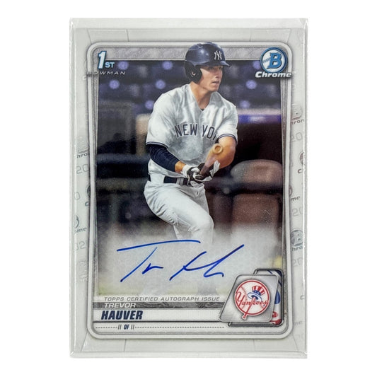 TOPPS MLBカード BOWMAN CHROME 1ST TREVOR HAUVER NEW YORK YANKEES #CDA-TH 中古 IT1