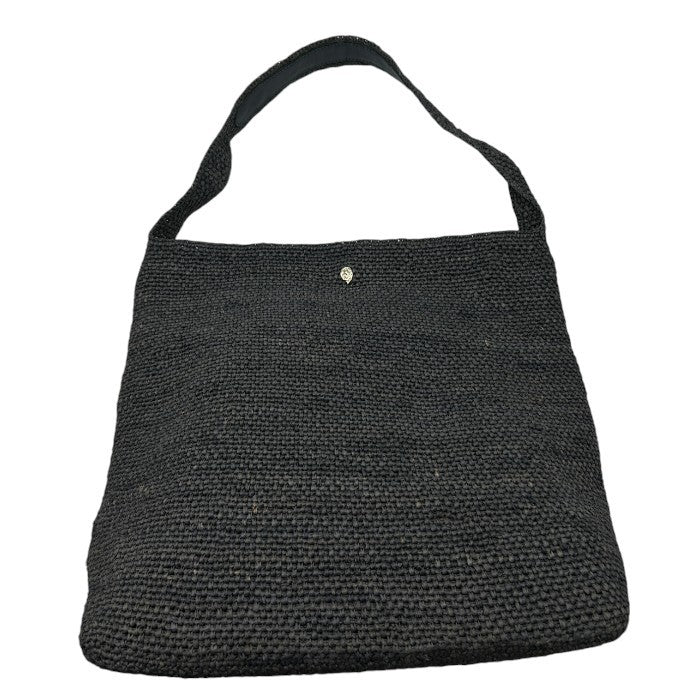 HELENKANINSKI ヘレンカミンスキー ラフィア Loto ワンショルダー バッグ 鞄 チャコールブラック 肩掛け レディース 中古 W４