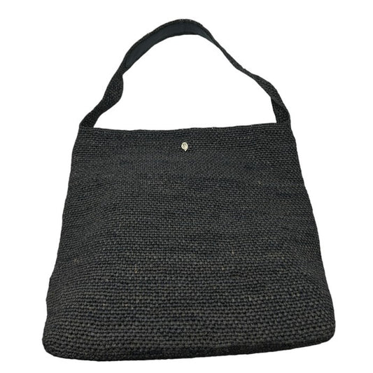 HELENKANINSKI ヘレンカミンスキー ラフィア Loto ワンショルダー バッグ 鞄 チャコールブラック 肩掛け レディース 中古 W４