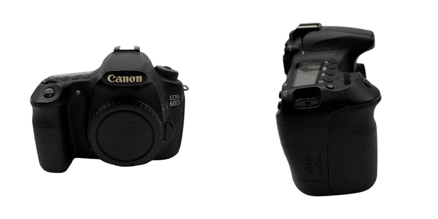 ジャンク品 Canon デジタル一眼レフカメラ EOS 60D ボディ EOS60D キヤノン カメラ BG-1G バッテリーグリップ 中古 W1