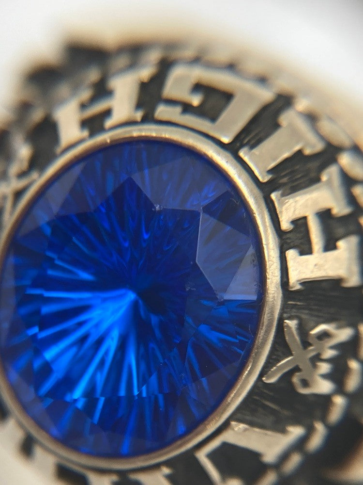 JOSTENS ジャスティンズ VIDOR HIGH ビダー・ハイスクール 1988年 カレッジリング 20号 合金 中古 D4