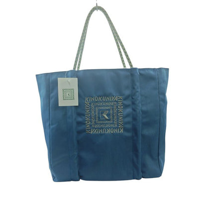 KINOKUNIYA 紀ノ国屋 ロープハンドル 保冷バッグ ブルー 中古 H4