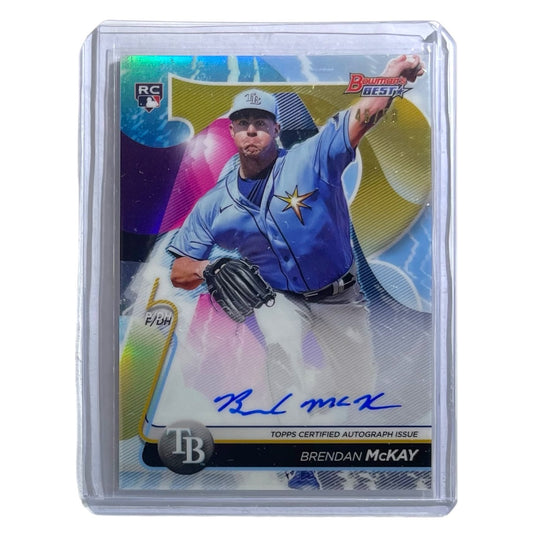 TOPPS MLBカード BOWMAN'S BEST BRENDAN MCKAY TAMPA BAY RAYS /50 #B20-BM 中古 IT2