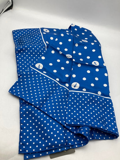 BALLY バリー スカーフ シルク100％ 水玉 中古 D4