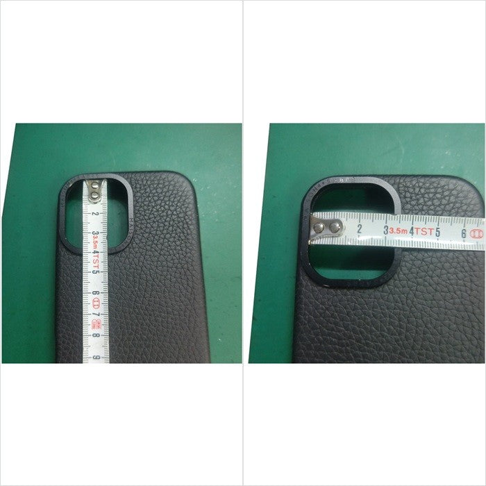 MAISON de SABRÉ メゾン・ド・サブレ iPhone 15 Pro レザーケース Black Caviar ブラックキャビア 中古 H4