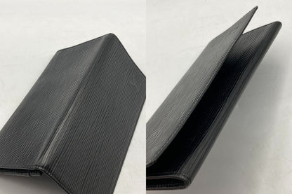 LOUIS VUITTON ルイヴィトン エピ ポルトエン カルト クレディ 長札入れ M63602 ノワール 中古 D4
