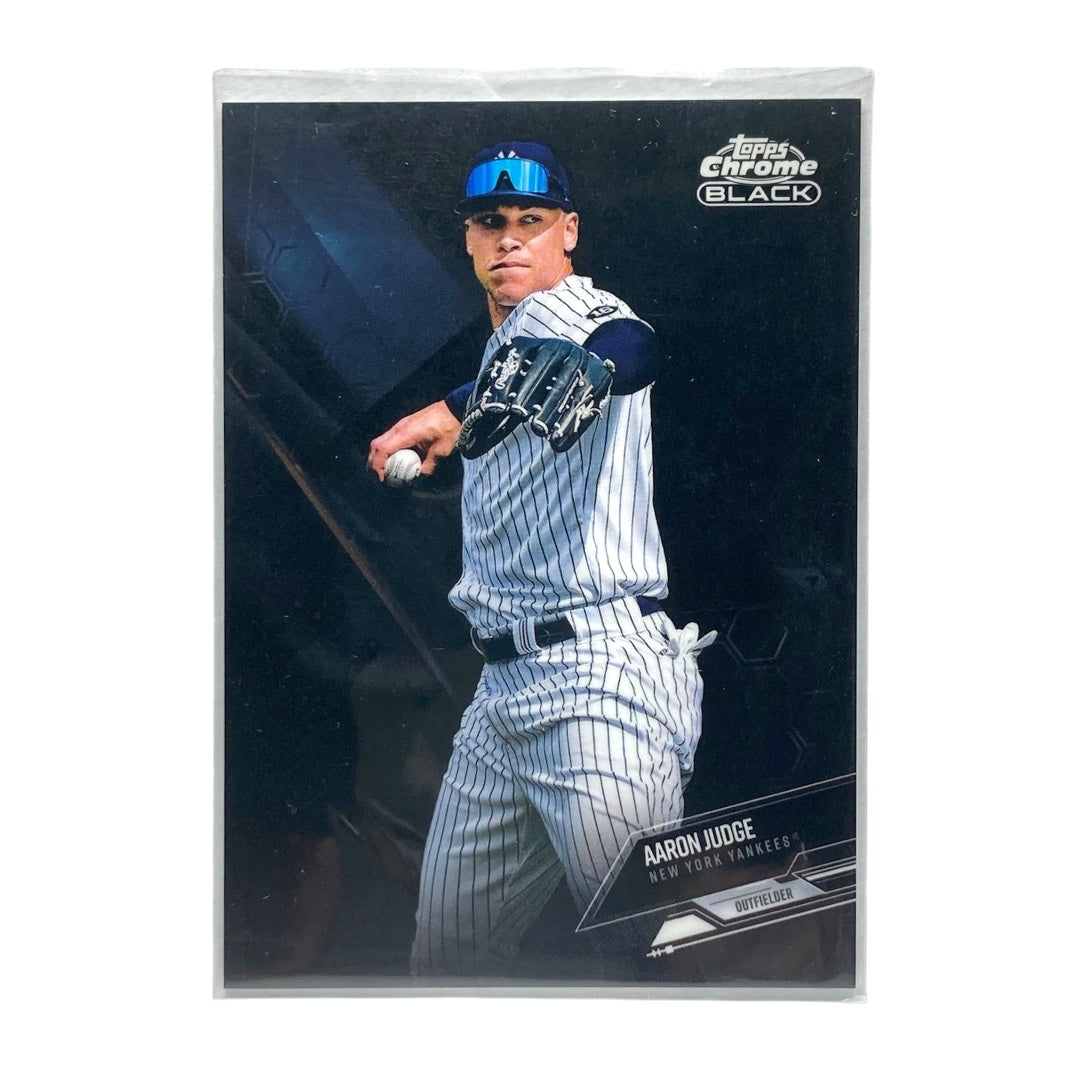 TOPPS MLBカード CHROME BLACK AARON JUDGE YANKEES #82 中古 IT2
