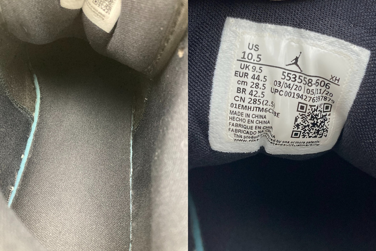 [ナイキ] NIKE AIR JORDAN 1 LOW エア ジョーダン 1 ロー スニーカー 553558-606 バーシティレッド サイズ28.5cm 中古 D4