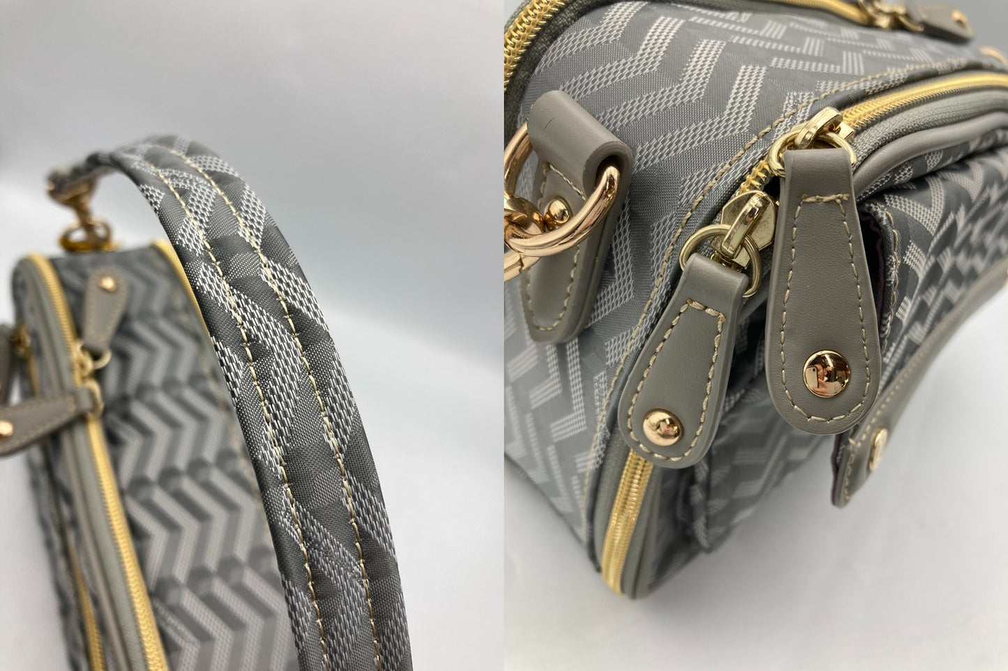 modaprincipe モーダプリンチペ ヘリンボーン柄 2WAY バッグ 中古 D4