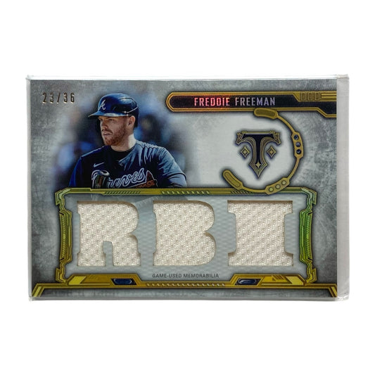 TOPPS MLBカード TRIPLE THREADS FREDDIE FREEMAN BRAVES 23/36 #TTR-FF2 中古 IT2
