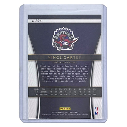 PANINI NBAカード SELECT VINCE CARTER RAPTORS #294 中古 IT1