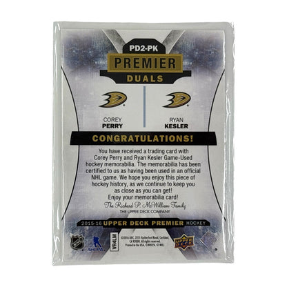 UPPER DECK NHLカード PREMIER COREY PERRY RYAN KESLER DUCKS 050/149 #PD2-PK 中古 IT1