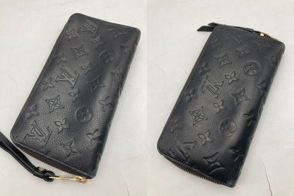 LOUIS VUITTON ルイヴィトン アンプラント ポルトフォイユ スクレット ロン ラウンドファスナー長財布 アンフィニ M93435 中古 D4