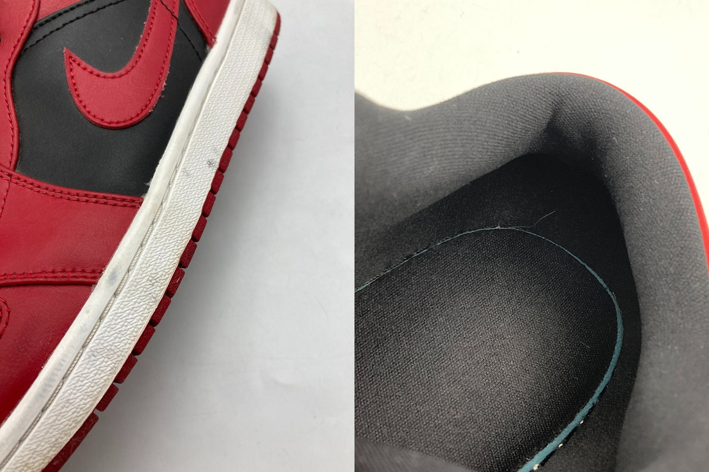 [ナイキ] NIKE AIR JORDAN 1 LOW エア ジョーダン 1 ロー スニーカー 553558-606 バーシティレッド サイズ28.5cm 中古 D4