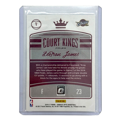 PANINI NBAカード DONRUSS OPTIC PRIZM LEBRON JAMES CLEVELAND CAVALIERS #1 中古 IT1